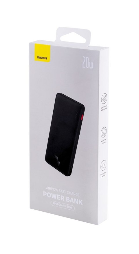 BASUES POWERBANK AIRPOW 10000MAH 20W (CZARNY)