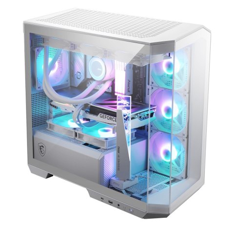 Obudowa MSI MAG PANO M100R PZ WHITE Obudowa MSI MAG PANO M100R PZ WHITE