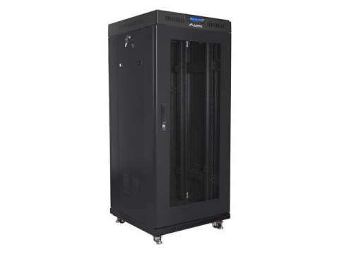 LANBERG SZAFA STOJĄCA RACK 19" 27U 600X600 DRZWI PERFOROWANE LCD CZARNA (FLAT PACK) FF01-6627-23BL LANBERG SZAFA STOJĄCA RACK 19" 27U 600X600 DRZWI PERFOROWANE LCD CZARNA (FLAT PACK) FF01-6627-23BL