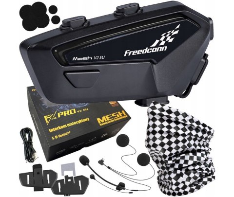 Interkom motocyklowy FreenConn FX Pro V2 EU MESH