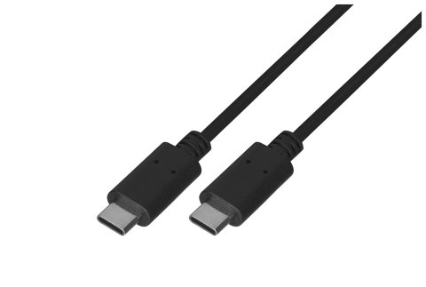 Kabel Lanberg CA-CMCM-10CU-0010-BK (USB typu C - USB typu C ; 1m; kolor czarny)