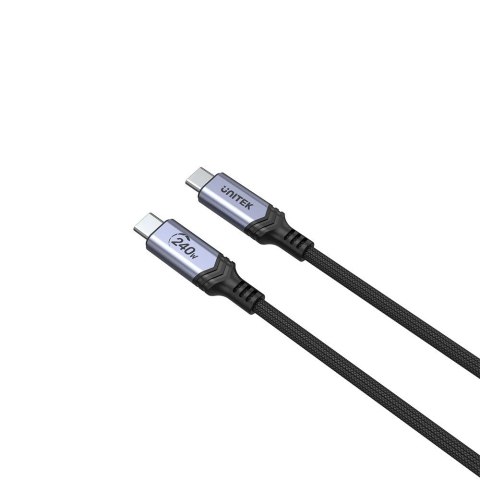 UNITEK KABEL USB-C 3.1 DO ŁADOWANIA, PD 240W, 2M