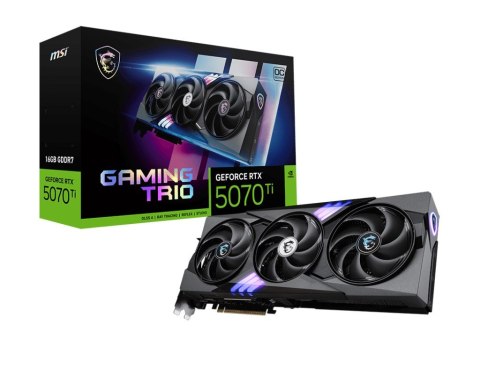 Karta graf. MSI RTX 5070 Ti 16G GAMING TRIO OC PLUS Karta graf. MSI RTX 5070 Ti 16G GAMING TRIO OC PLUS