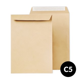 BSTech Koperty biurowe C5 HK Brązowy (Format C-5 WW 162x229 mm) 500 sztuk