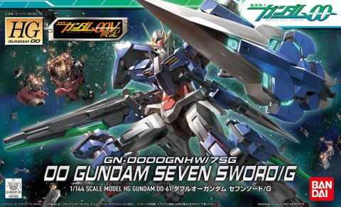 Figurka kolekcjonerska BANDAI HG 1/144 OO GUNDAM SEVEN SWORD/G Figurka kolekcjonerska BANDAI HG 1/144 OO GUNDAM SEVEN SWORD/G