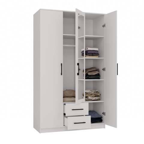 SZAFA ROMANA 120X205 BIAŁA Z LUSTREM SZAFA ROMANA 120X205 BIAŁA Z LUSTREM