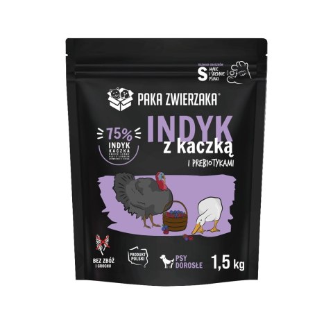 Paka Zwierzaka Seventh Heaven Indyk z kaczką ''S'' 1,5kg Paka Zwierzaka Seventh Heaven Indyk z kaczką ''S'' 1,5kg