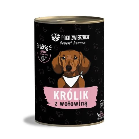 Paka Zwierzaka Seventh Heaven Królik i wołowina 400g Paka Zwierzaka Seventh Heaven Królik i wołowina 400g