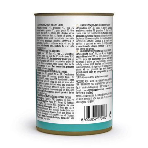 SCHESIR Adult Tuńczyk z szynką 140g SCHESIR Adult Tuńczyk z szynką 140g