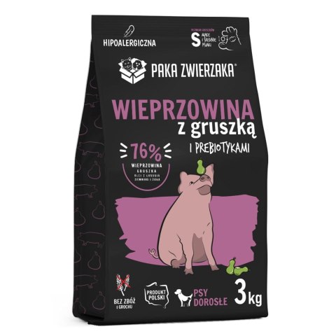 Paka Zwierzaka Seventh Heaven Wieprzowina z gruszką ''S'' 3kg Paka Zwierzaka Seventh Heaven Wieprzowina z gruszką ''S'' 3kg