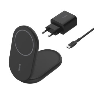 BELKIN ŁADOWARKA MAGSAFE QI2 15W CZARNA ZASILACZ