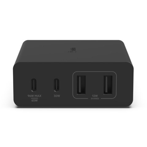 Ładowarka Belkin BoostCharge Pro 4-Port 2xUSB-C PD 3.0 + 2xUSB-A GaN Charger 108W Black Ładowarka Belkin BoostCharge Pro 4-Port 2xUSB-C PD 3.0 + 2xUSB-A GaN Charger 108W Black
