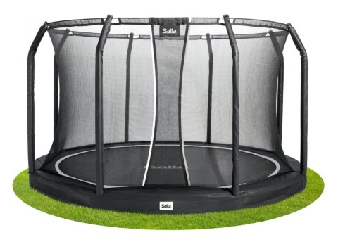 Trampolina Premium Ground Combo 251cm czarna Trampolina Premium Ground Combo 251cm czarna