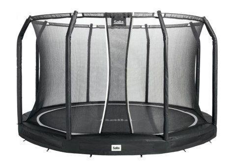 Trampolina Premium Ground Combo 251cm czarna Trampolina Premium Ground Combo 251cm czarna