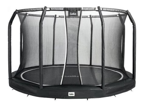 Trampolina Premium Ground Combo 366cm Czarna Trampolina Premium Ground Combo 366cm Czarna