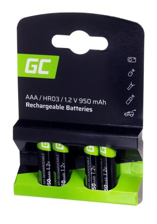 GREEN CELL AKUMULATORKI PALUSZKI 4X AAA R3 950MAH