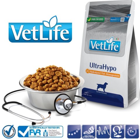 FARMINA Vet Life UltraHypo Canine - sucha karma dla psa - 2 kg FARMINA Vet Life UltraHypo Canine - sucha karma dla psa - 2 kg