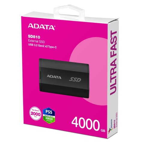 ADATA DYSK SSD SD 810 4TB BLACK ADATA DYSK SSD SD 810 4TB BLACK