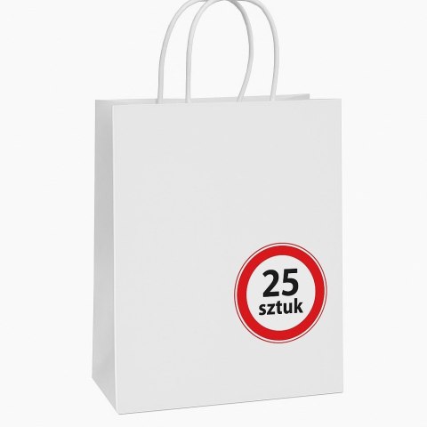 BSTech Torba Papierowa z rączką biała 210x110x270 25 szt 120 gsm BSTech Torba Papierowa z rączką biała 210x110x270 25 szt 120 gsm