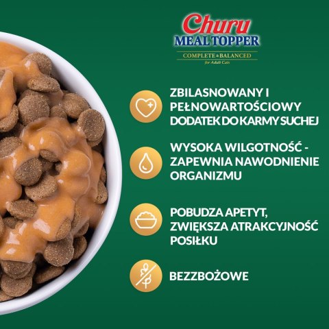 INABA DOG MEAL TOPPER CHICKEN CHEESE 4x14g 56g