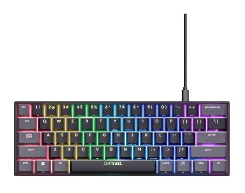 Klawiatura gamingowa TRUST GXT867 Acira Black