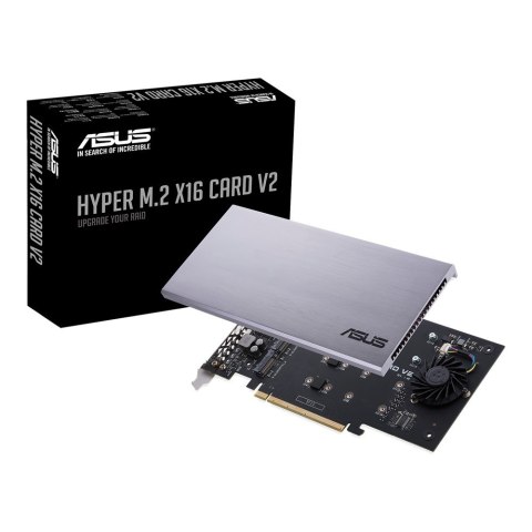 Kontroler ASUS Hyper M.2 PCIe 3.0 x16, 4x M.2 NVMe (2242/2260/2280/22110) GEN 3 Kontroler ASUS Hyper M.2 PCIe 3.0 x16, 4x M.2 NVMe (2242/2260/2280/22110) GEN 3