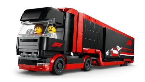 LEGO CITY 60445 F1 Ciężarówka z bolidami RB20 i AMR24 F1