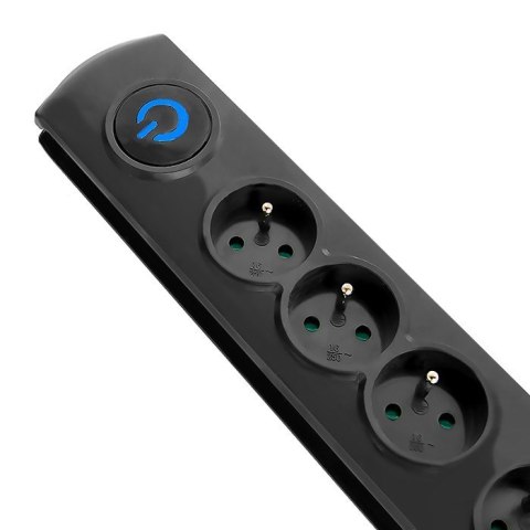 Listwa zasilająca Qoltec 50104 (1,5m; kolor czarny) Listwa zasilająca Qoltec 50104 (1,5m; kolor czarny)