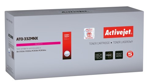 Activejet ATO-332MNX Toner (zamiennik OKI 46508710; Supreme; 3500 stron; czerwony) Activejet ATO-332MNX Toner (zamiennik OKI 46508710; Supreme; 3500 stron; czerwony)