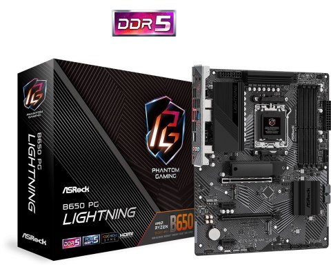 Płyta główna Asrock B650 PG LIGHTNING (WYPRZEDAŻ) Płyta główna Asrock B650 PG LIGHTNING (WYPRZEDAŻ)