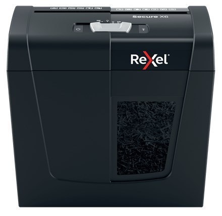 Rexel Niszczarka Secure X6, (P-4), 6 kartek, 10 l kosz