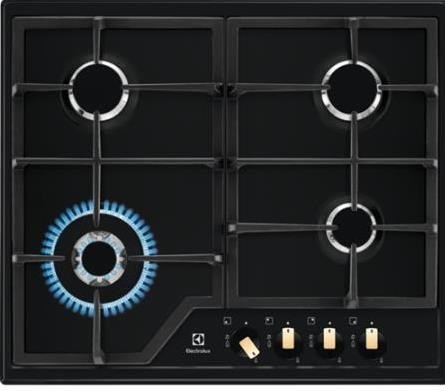 Płyta gazowa ELECTROLUX EGS6436RK czarna retro Płyta gazowa ELECTROLUX EGS6436RK czarna retro