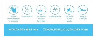 Poduszka ortopedyczna Morfeusz (CPAP) do terapii - 665 (WYPRZEDAŻ)