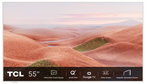 Telewizor 55" TCL 55A300W QLED 4K 144Hz Google TV