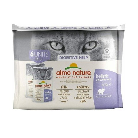 Almo Nature Multipack Digestive 3 x ryba, 3 x drób dla kota 6x70gr Almo Nature Multipack Digestive 3 x ryba, 3 x drób dla kota 6x70gr