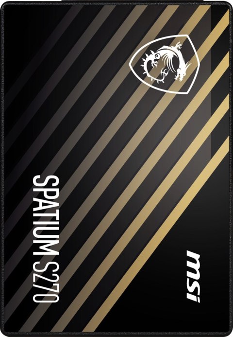 Dysk SSD MSI SPATIUM S270 SATA 2.5" 480GB Dysk SSD MSI SPATIUM S270 SATA 2.5" 480GB