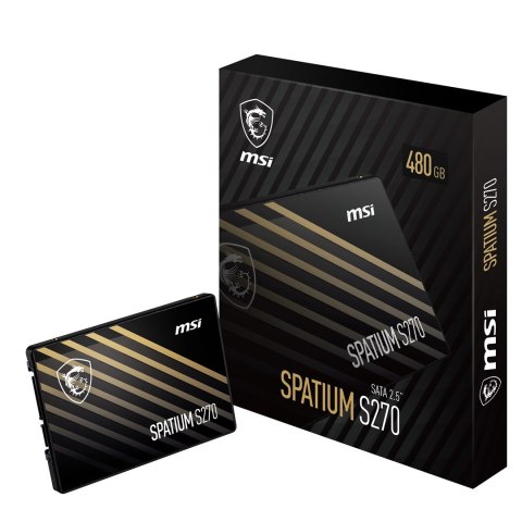 Dysk SSD MSI SPATIUM S270 SATA 2.5" 480GB Dysk SSD MSI SPATIUM S270 SATA 2.5" 480GB