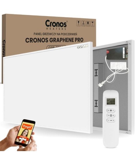 Promiennik podczerwieni Cronos Grafen Pro CGP-700TWP 700W z WiFi i pilotem (WYPRZEDAŻ) Promiennik podczerwieni Cronos Grafen Pro CGP-700TWP 700W z WiFi i pilotem (WYPRZEDAŻ)