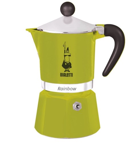 Kawiarka BIALETTI Rainbow Espresso Maker (kolor zielony) Kawiarka BIALETTI Rainbow Espresso Maker (kolor zielony)