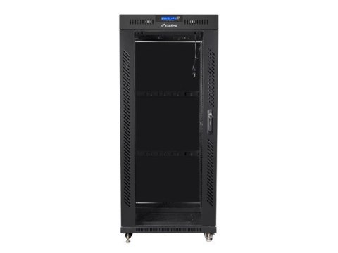 LANBERG SZAFA STOJĄCA RACK 19" 27U 600X600 DRZWI SZKLANE LCD CZARNA FF01-6627-12BL (FLAT PACK) LANBERG SZAFA STOJĄCA RACK 19" 27U 600X600 DRZWI SZKLANE LCD CZARNA FF01-6627-12BL (FLAT PACK)