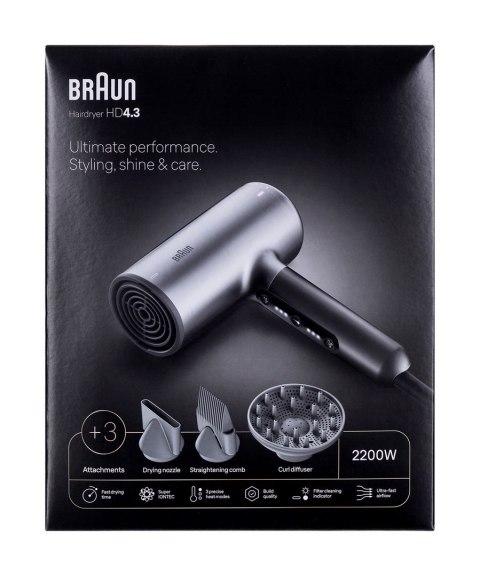 Suszarka do włosów BRAUN HD435E Suszarka do włosów BRAUN HD435E