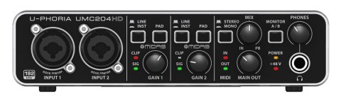 Behringer UMC204HD - Interfejs audio USB Behringer UMC204HD - Interfejs audio USB