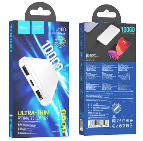 Powerbank Hoco J100 (biały) Powerbank Hoco J100 (biały)