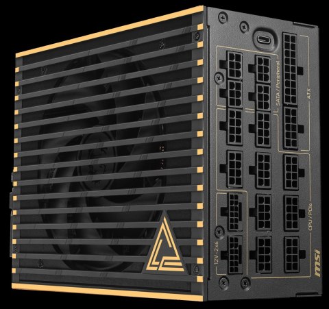 Zasilacz MSI MEG Ai1600T 1600W PCIE5 80+ Titanium ATX 3.1 Zasilacz MSI MEG Ai1600T 1600W PCIE5 80+ Titanium ATX 3.1