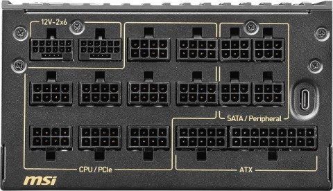 Zasilacz MSI MEG Ai1600T 1600W PCIE5 80+ Titanium ATX 3.1 Zasilacz MSI MEG Ai1600T 1600W PCIE5 80+ Titanium ATX 3.1
