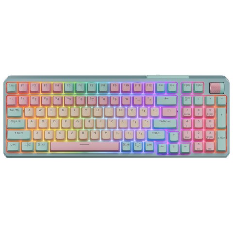 COOLER MASTER KLAWIATURA MK770/Gasket/Macaron/Box V2 Red/US COOLER MASTER KLAWIATURA MK770/Gasket/Macaron/Box V2 Red/US