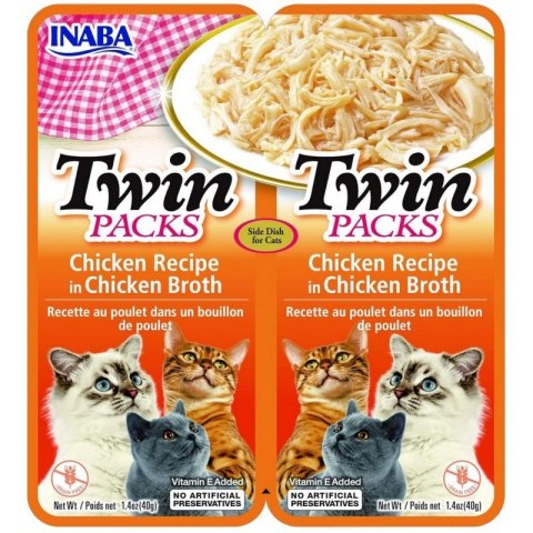 INABA CAT TWIN CHICKEN 2x40g INABA CAT TWIN CHICKEN 2x40g