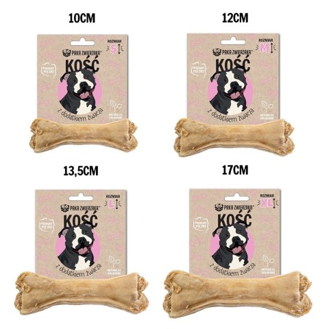 Paka Zwierzaka Kość z dodatkiem żwacza L-13,5 cm 70g Paka Zwierzaka Kość z dodatkiem żwacza L-13,5 cm 70g