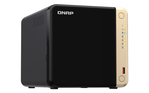 Qnap TS-464-8G, Tower, 4 x 2.5"/3.5" SATA , Intel Celeron N5105/N5095 4C/4T, 8 GB DDR4 onboard not expandable, 2 x 2.5GbE, optio Qnap TS-464-8G, Tower, 4 x 2.5"/3.5" SATA , Intel Celeron N5105/N5095 4C/4T, 8 GB DDR4 onboard not expandable, 2 x 2.5GbE, optio