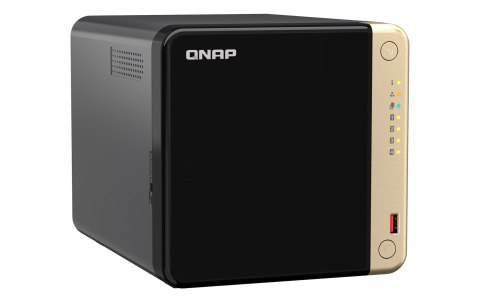 Qnap TS-464-8G, Tower, 4 x 2.5"/3.5" SATA , Intel Celeron N5105/N5095 4C/4T, 8 GB DDR4 onboard not expandable, 2 x 2.5GbE, optio Qnap TS-464-8G, Tower, 4 x 2.5"/3.5" SATA , Intel Celeron N5105/N5095 4C/4T, 8 GB DDR4 onboard not expandable, 2 x 2.5GbE, optio